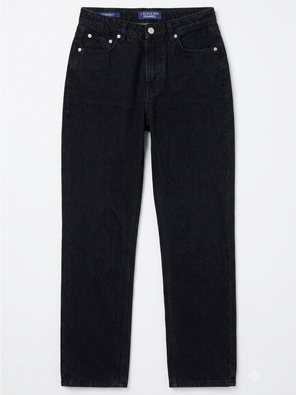 L'École Des Femmes Black Straight Leg Jeans Size 25